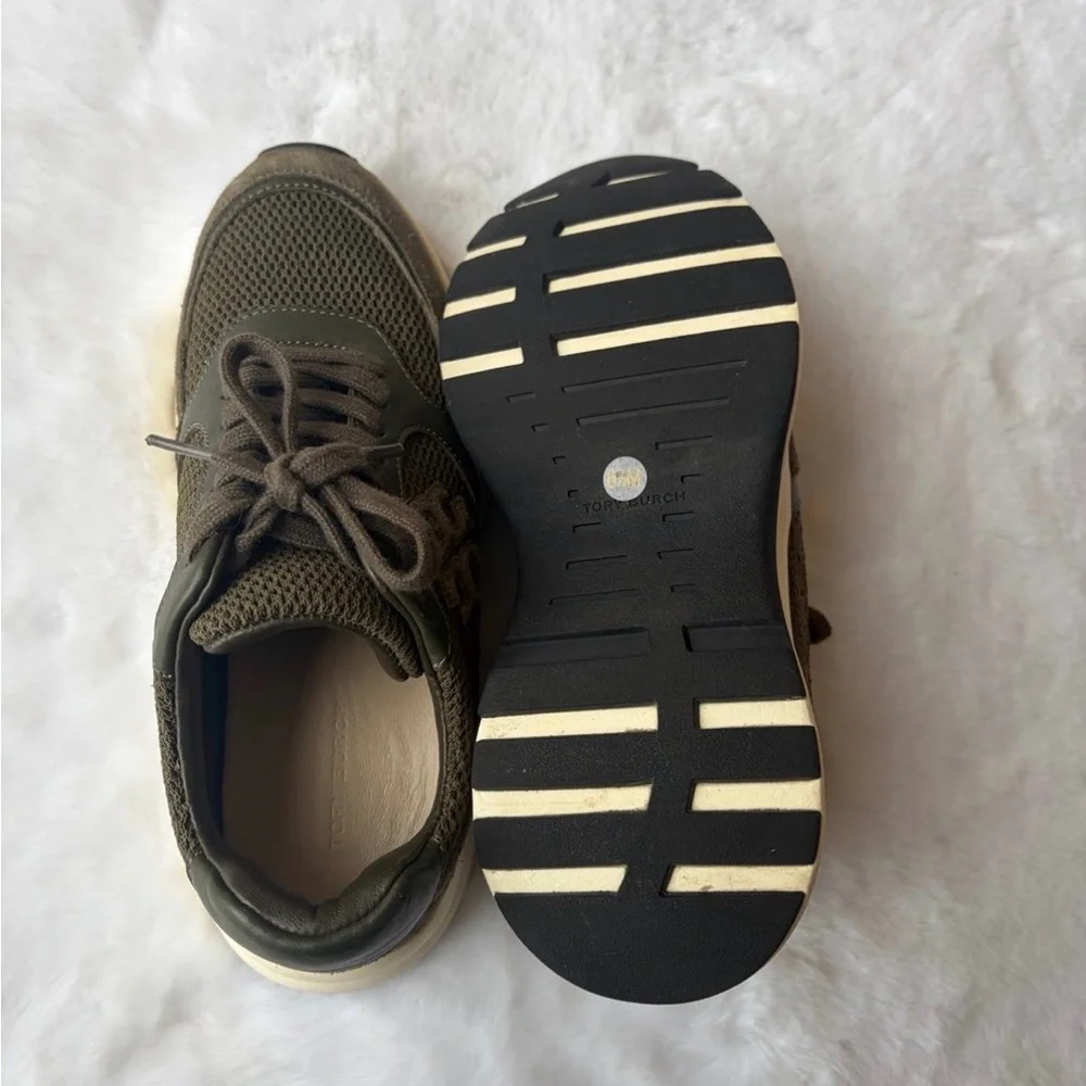 Tory Burch Women's Kick Trainer Chevron Mesh Fashion Sneaker
